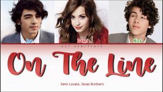 ON THE LINE - Demi Lovato, Jonas Brothers | Color Coded Lyrics (ENG)