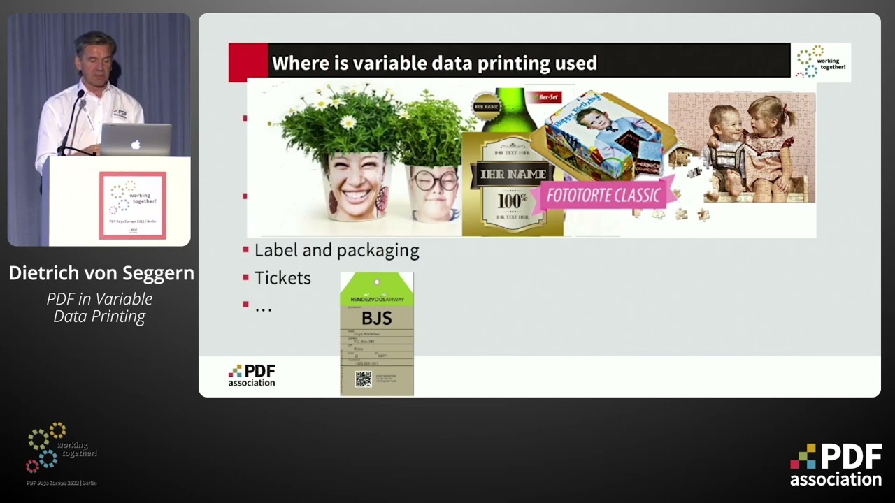 PDF in Variable Data Printing