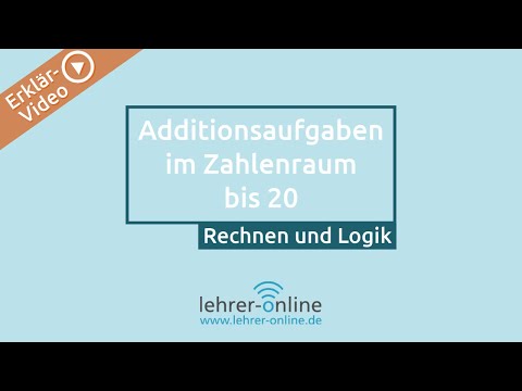 Zwergen- und Riesen-Aufgaben: Addition im Zahlenraum bis 20