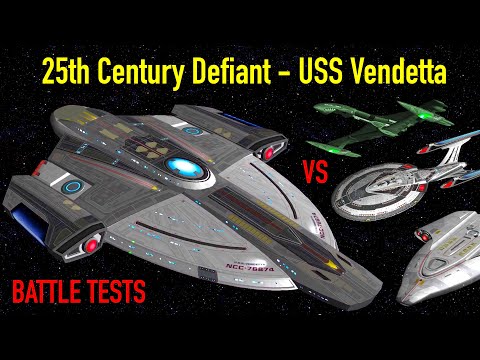 USS Vendetta VS USS Archangel - Defiant 2.0 - Valdore - Star Trek Starship Battles