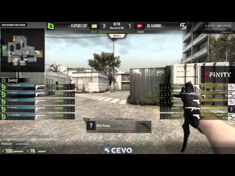 FlipSid3 ESP vs SK Gaming Game 1 (CEVO-P CS:GO Season 9) - Helium & Dust