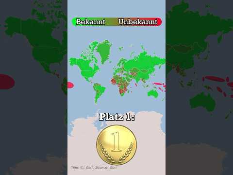 Was ist das UNBEKANNTESTE Land der Welt? #shorts