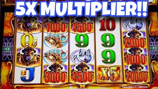 5X Multiplier BIG WIN on Buffalo Gold Cash Collection! #yaamava #casino #slots