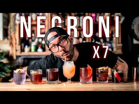 7 DIFFERENT NEGRONI COCKTAILS - How far is too far?