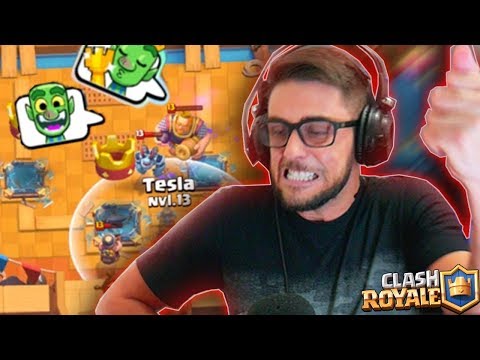 DESISTI DA BATALHA DE TANTA RAIVA NO CLASH ROYALE