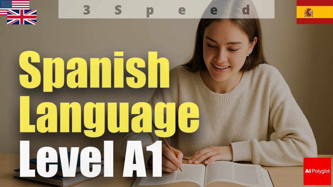 Spanish Language Level A1 [3speed] | Passive listening | Must-Know | with hiragana episode artwork