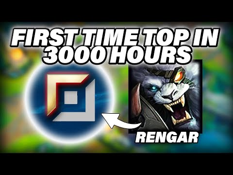 So I FINALLY Tried Challenger Rengar Top... (This is how it went)
