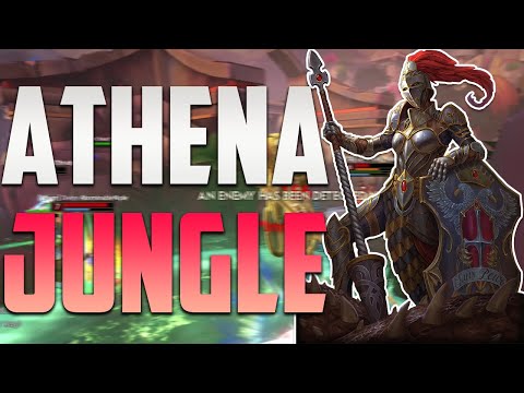 SMITE CONQUEST | ATHENA JUNGLE - HER LATE GAME DAMAGE IS BONKERS!!!
