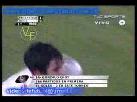 Argentinos 1 - Boca 0 (Choy Gonzalez)