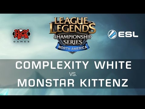 Complexity White vs Monstar Kittenz - R1 - NA LCS Expansion Tournament - League Of Legends
