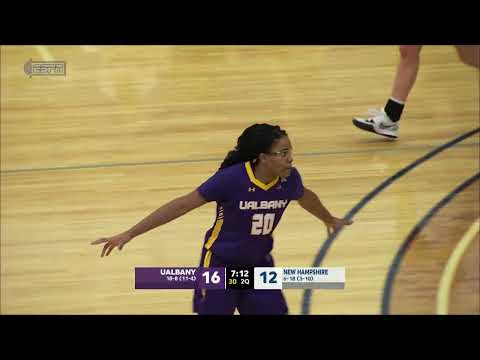 UNH Women's Basketball vs UAlbany Highlights (2-19-22)