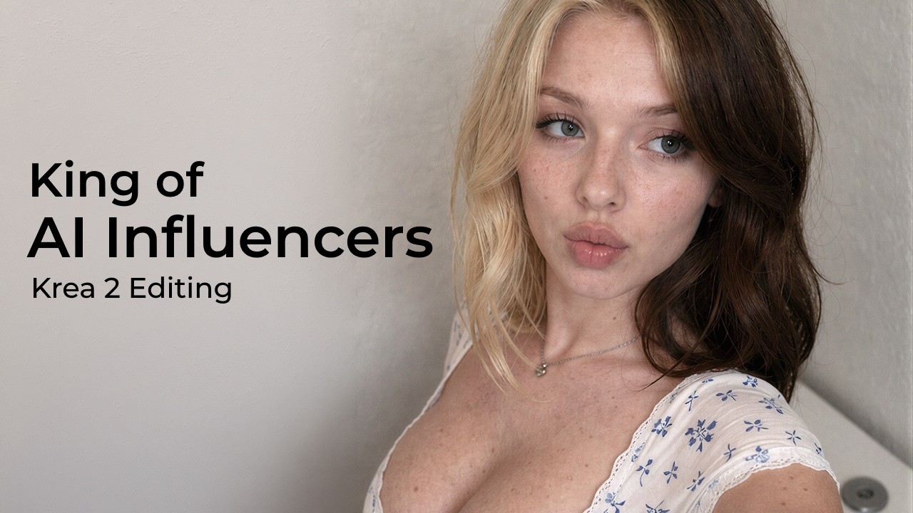Krea 2 Edit is INSANE for AI Influencers