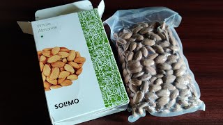 Vaccum packed Almond from Amazon Brand - Solimo Almonds