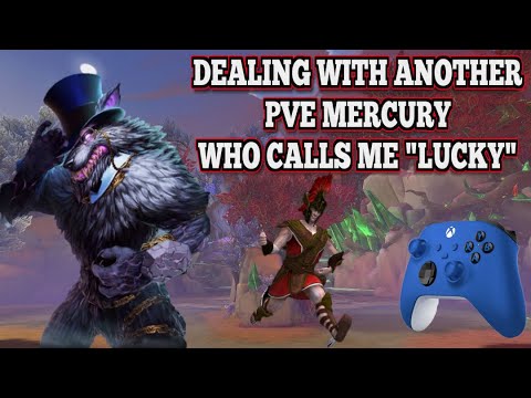 "LUCKY" FENRIR TAKING OUT THE PVE MERCURY TRASH - Season 9 Grandmaster Ranked 1v1 Duel - SMITE