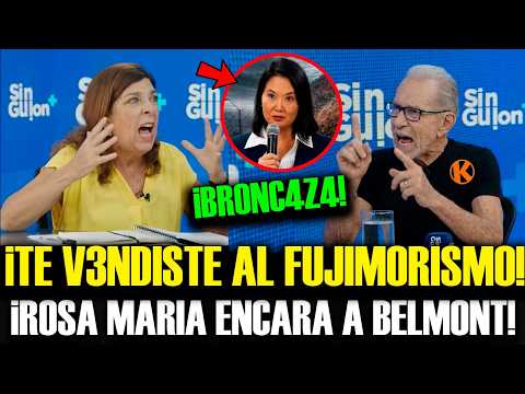 Rosa María Palacios encara a Ricardo Belmont por apoyar al fujimorismo y darle facultades