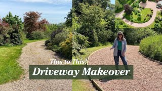 Our Gravel Driveway Makeover