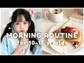 10-15 year olds school morning routine ~ step by step🤍