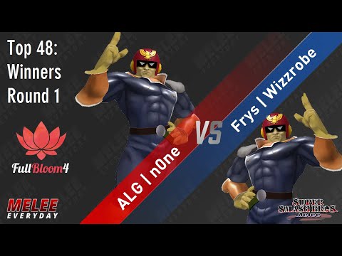 Full Bloom 4 - ALG | n0ne (Captain Falcon) vs. Frys | Wizzrobe (Captain Falcon) - SSBM