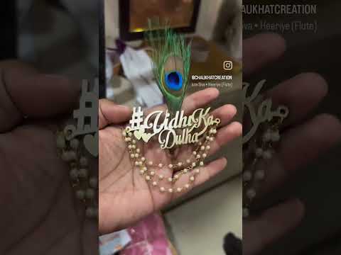 Yellow unisex more pankh brooch