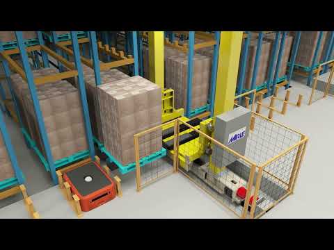 Double Deep ASRS AGV Simulation | 3D Animation | Product Video | Mirle Automation