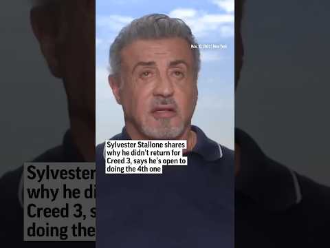 Sylvester Stallone didn't do "Creed 3" after frustration with the direction of the film. #shorts