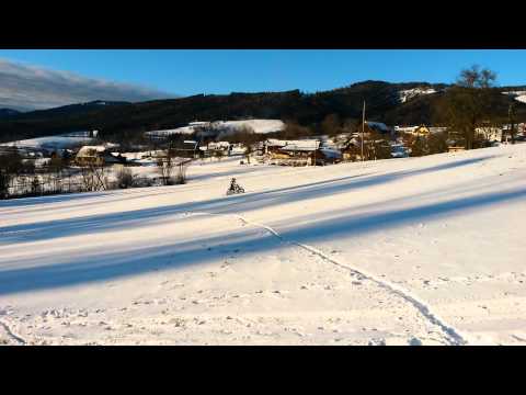 Puch Magnum X 50cc Action in snow :)