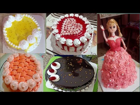 10 easy and simple cake design idea..