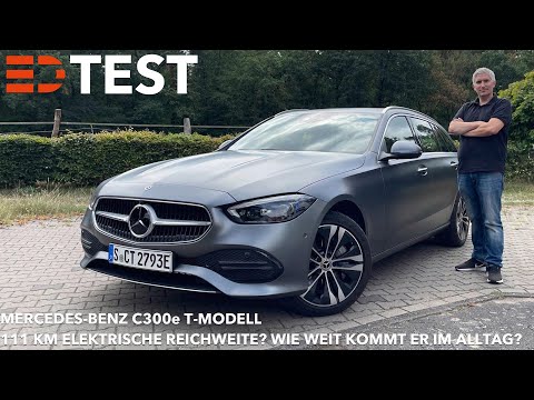 Mercedes-Benz C300e Kurztest | So weit kommt er rein elektrisch - so lädt er | Electric Drive