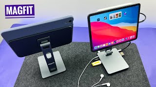 MagFit Magnetic Float Stand With USB C Dock Built-In - For iPad Pro & iPad Air