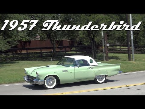 Thumbnail for 1957 Ford Thunderbird retro review in motion by 1957 Ford