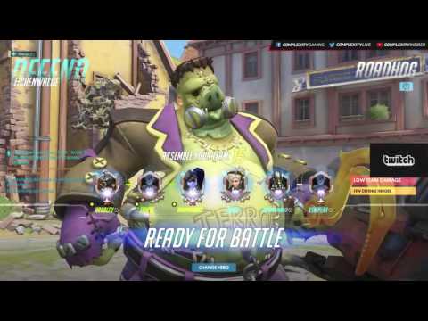 Overwatch Harbleu Playing Epic Roadhog Game With 58 Elims - Master Ranked -