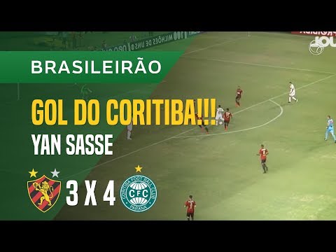 GOL (YAN) - SPORT X CORITIBA - 29/10 - BRASILEIRÃO 2017