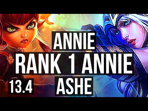 ANNIE & Sivir vs ASHE & Varus (SUP) | Rank 1 Annie, 77% winrate, 1/2/18 | KR Challenger | 13.4
