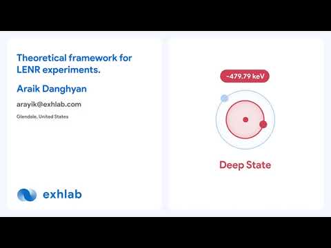 ICCF 25  Poster 21 Hydrogen Atom and Low-Energy Nuclear Fusion (LENR) Danghyan Arayik