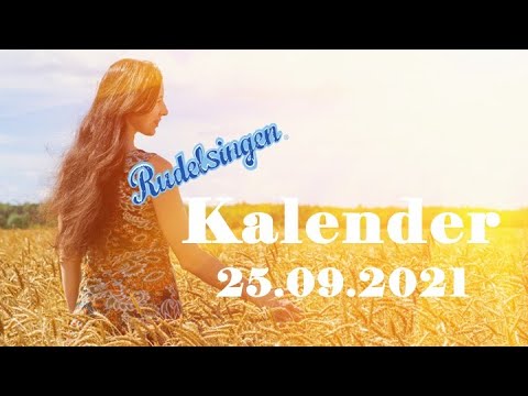 Der Mitsing-Kalender am 25.09.2021  - Tag 268