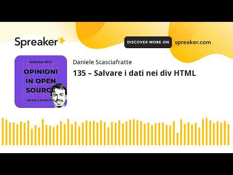 135 – Salvare i dati nei div HTML