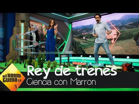 Marrón se gana la ovación del público por ser 'El rey de trenes' - El Hormiguero 3.0