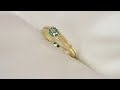Anello a fascia in oro 18 kt “Rega” Video 3