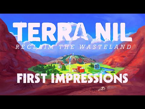 Terra Nil Gameplay | First Impressions | A Charming and Relaxing City Builder in Reverse