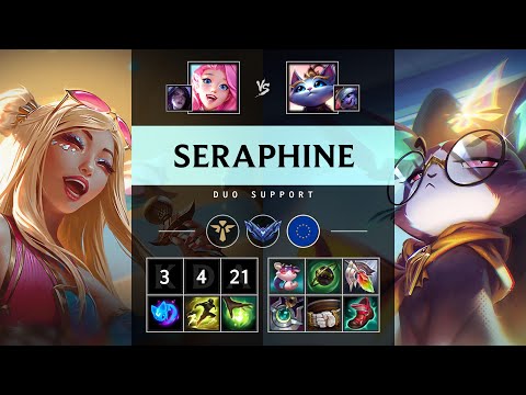 Seraphine Support vs Yuumi - EUW Diamond Patch 25.06