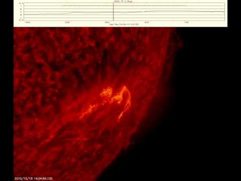Solar Filament Eruption (2010.10.18) [720p]