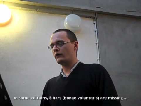 Vivaldi's Gloria - Et in terra pax hominibus (bass part - video 2)