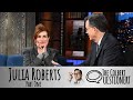 Julia Roberts Takes The Colbert Questionert Part One