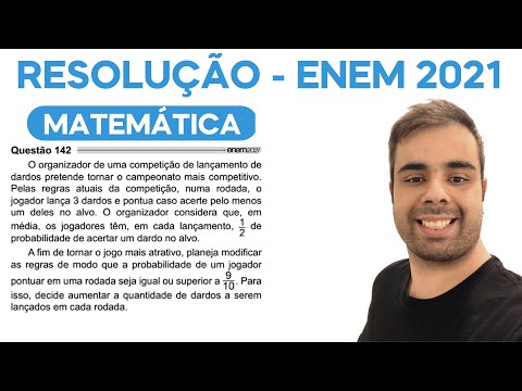 ENEM 2021 – O organizador de uma competição de lançamento de dardos pretende tornar o campeonato