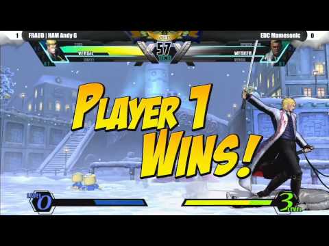 UMvC3 FRAUD HAM Andy G vs EDC Mamesonic - CW6