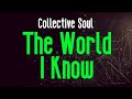 The World I Know (KARAOKE) | Collective Soul