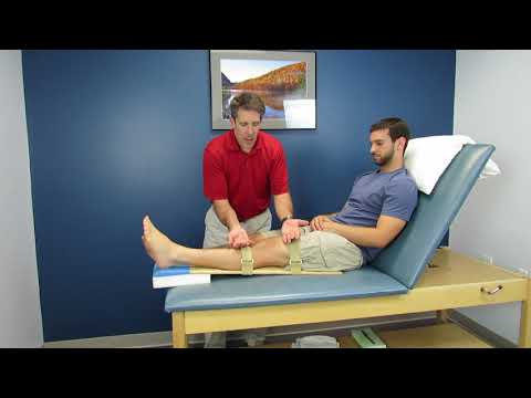 How to optimize knee extension with theraband