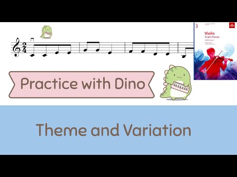Theme and Variation Grade 3 Violin ABRSM 2020 - 2023  (A2)