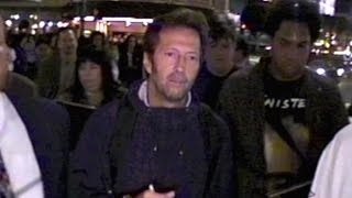 ERIC CLAPTON followed out of movie theatre