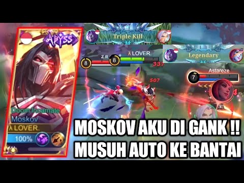 TOP GLOBAL MOSKOV DI REMEHKAN MUSUH, AKHIRNYA AKU BANTAI - MOBILE LEGENDS